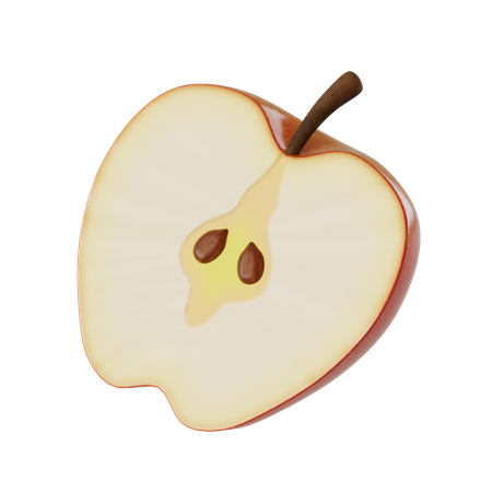 Manzana  3D Illustration