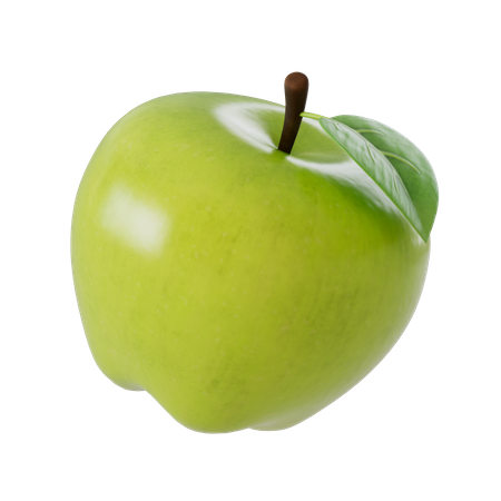 Manzana  3D Illustration