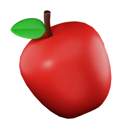 Manzana  3D Illustration