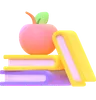 manzana en libros