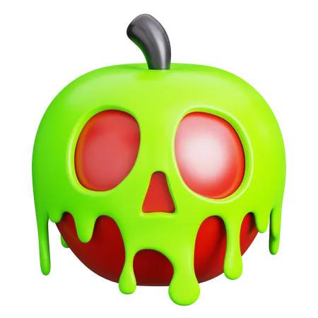 Manzana envenenada  3D Icon