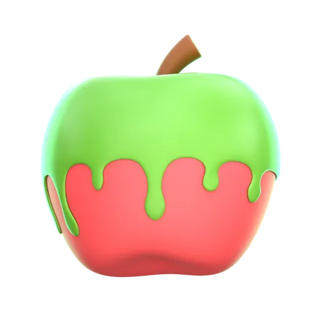 Manzana envenenada  3D Icon