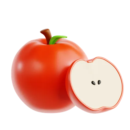 Fruta de manzana  3D Icon