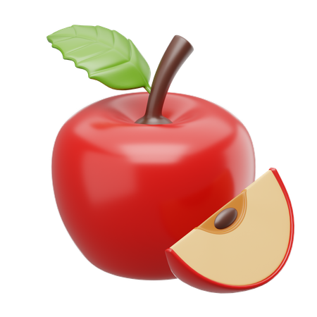 Fruta de manzana  3D Icon