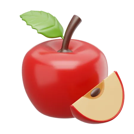 Fruta de manzana  3D Icon