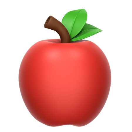 Fruta de manzana  3D Icon