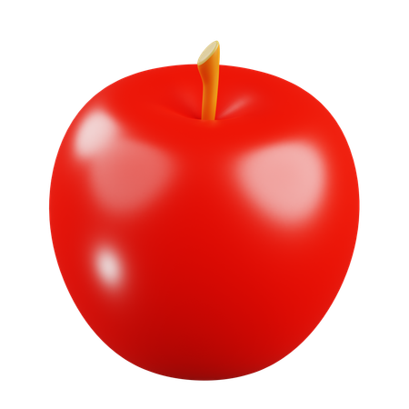 Manzana roja  3D Icon