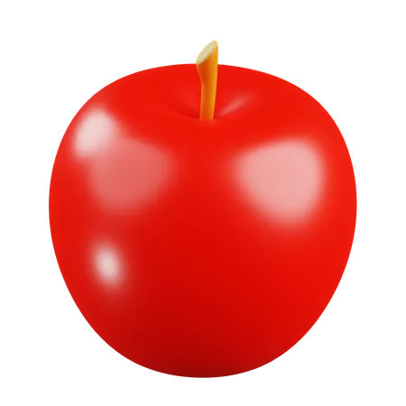 Manzana roja  3D Icon