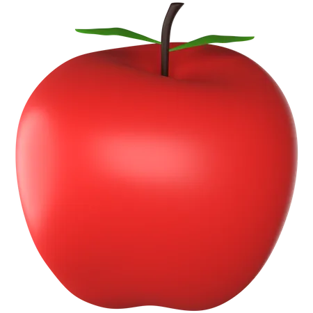 Manzana roja  3D Icon