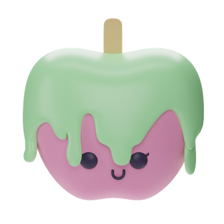 Manzana envenenada  3D Icon