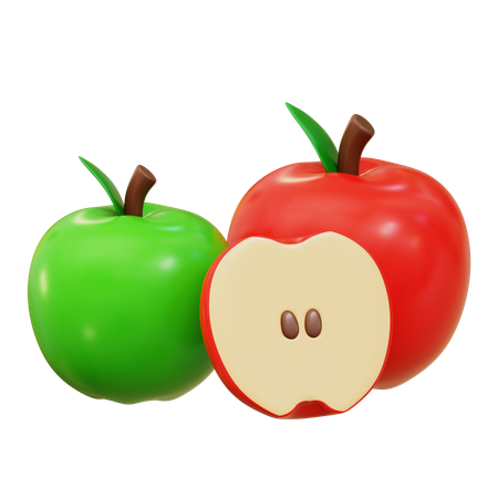 Manzanas  3D Icon