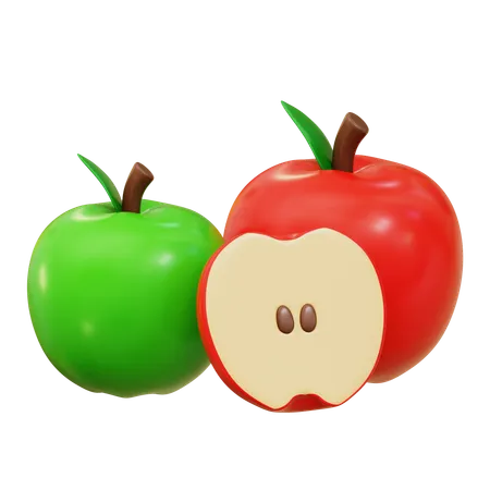 Manzanas  3D Icon