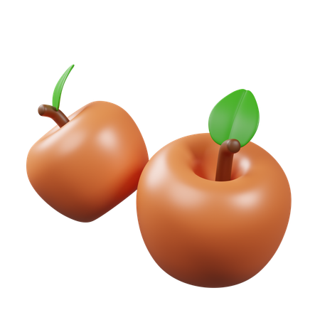 Manzanas  3D Icon