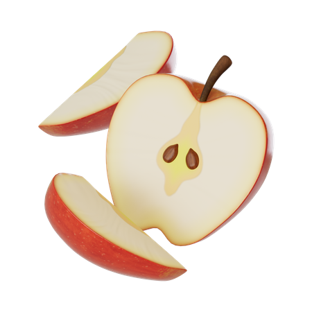 Manzanas  3D Illustration