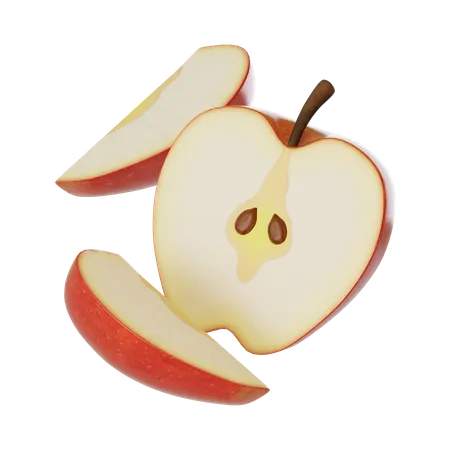 Manzanas  3D Illustration