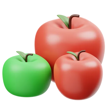 Manzanas  3D Icon