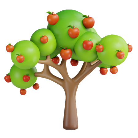 Árbol de manzana  3D Icon