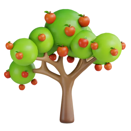 Árbol de manzana  3D Icon