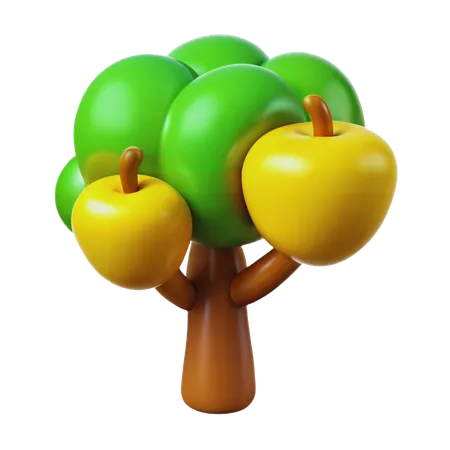 Árbol de manzana  3D Icon