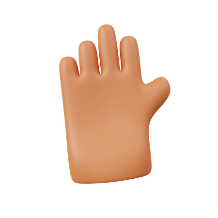 Mão  3D Icon