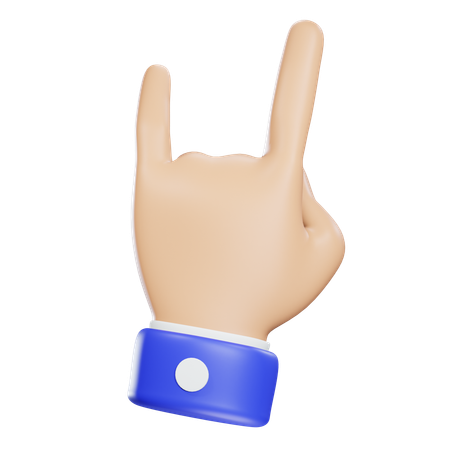 Mão de pedra  3D Icon