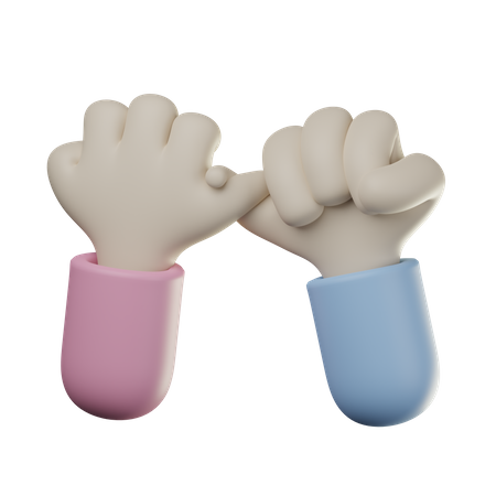 Mão prometida  3D Icon