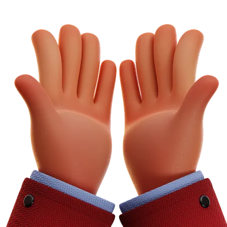 Mão orando  3D Icon
