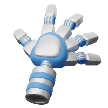 Mão robótica  3D Icon