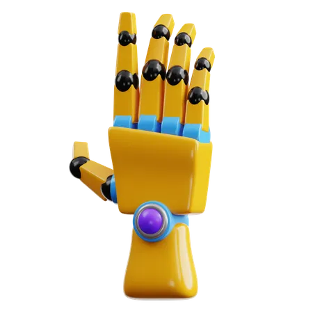 Mão robótica  3D Icon