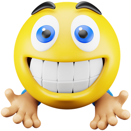 Emoji de mão surpresa  3D Icon