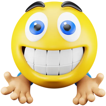 Emoji de mão surpresa  3D Icon