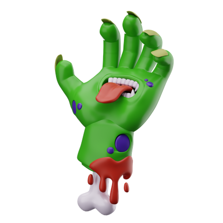 Mão Zumbi  3D Icon