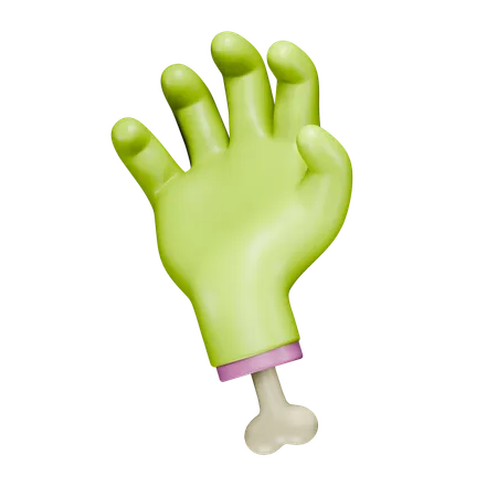 Mão Zumbi  3D Icon