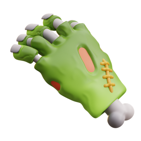 Mão Zumbi  3D Icon