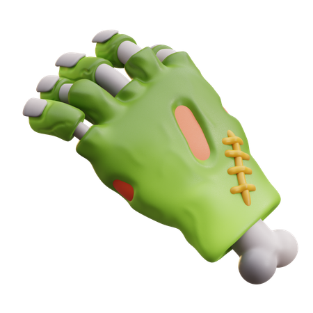 Mão Zumbi  3D Icon