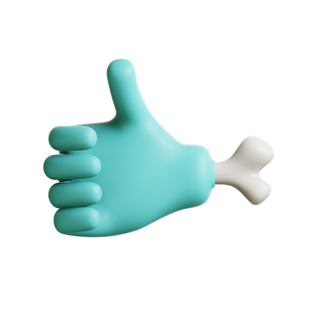 Mão Zumbi  3D Illustration