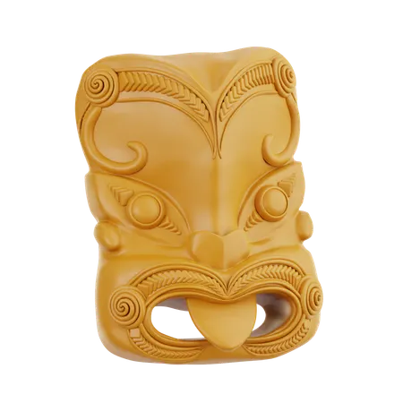 マオリのマスク  3D Icon