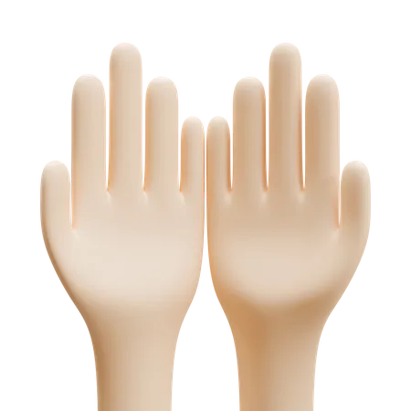Mãos de oração  3D Icon