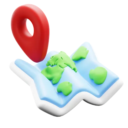 Pin Map Navigation 3 D Icon 3D Icon