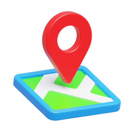 Map  3D Icon