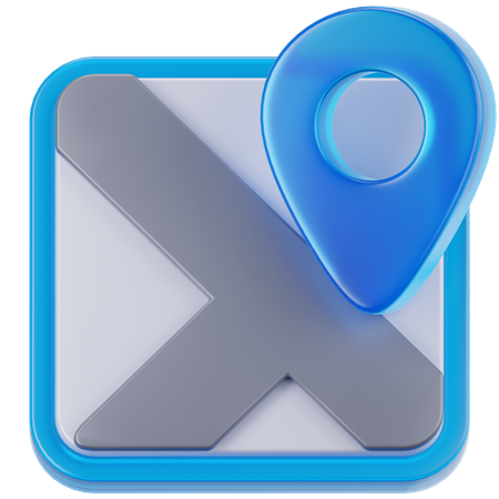 地図  3D Icon