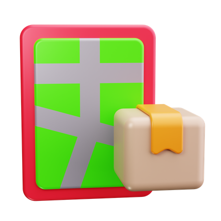 지도  3D Icon