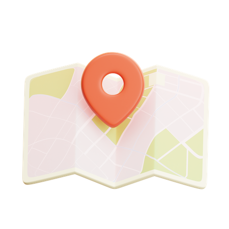 Map  3D Icon