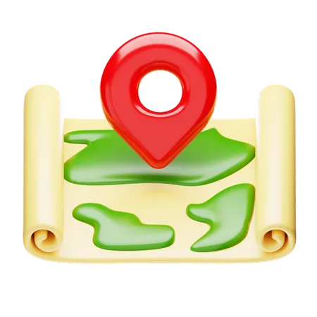Map  3D Icon