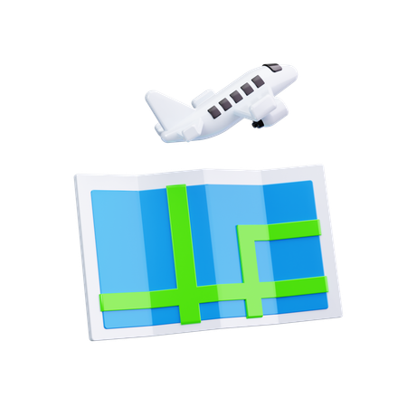 Map  3D Icon