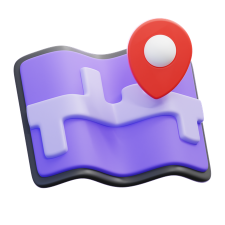 Map  3D Icon