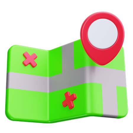 Map  3D Icon