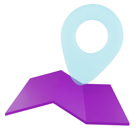 Map  3D Icon