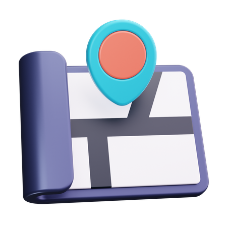 Map  3D Icon