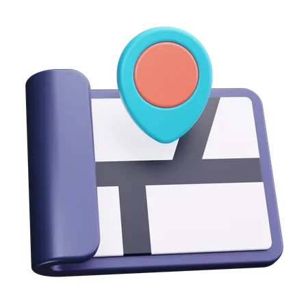 Map  3D Icon